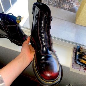 Dr. Martens Women's 1460 Pascal Zip Boot in cherry red 🍒